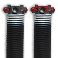 Dura-Lift Torsion Springs White Left & Right Wound Pair Sectional Garage Doors DLTW231B